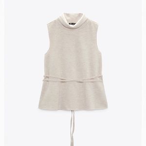 Soft Drawstring Top - Zara